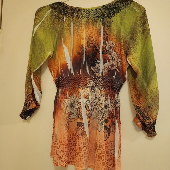 Sheer bohemian style tunic - Picture 2 of 5